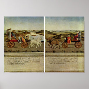 Pôster Piero della Francesca - Triumph do duque