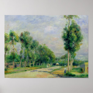 Pôster Pierre A Renoir A estrada para Versalhes