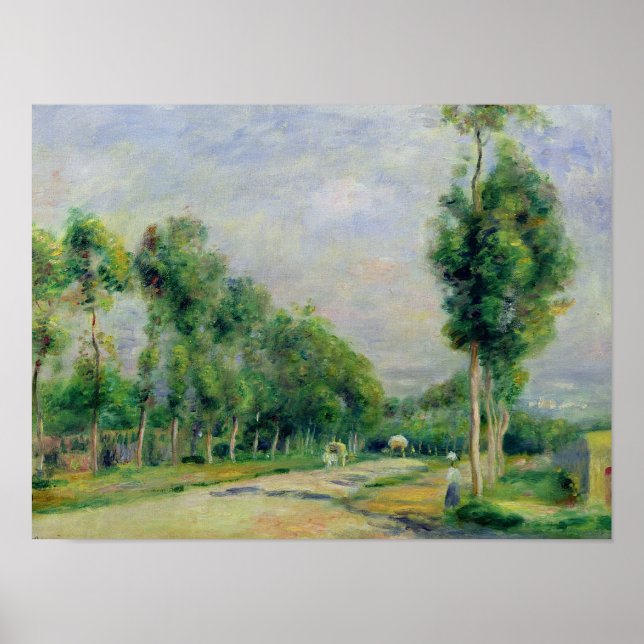 Pôster Pierre A Renoir | A estrada para Versalhes (Frente)