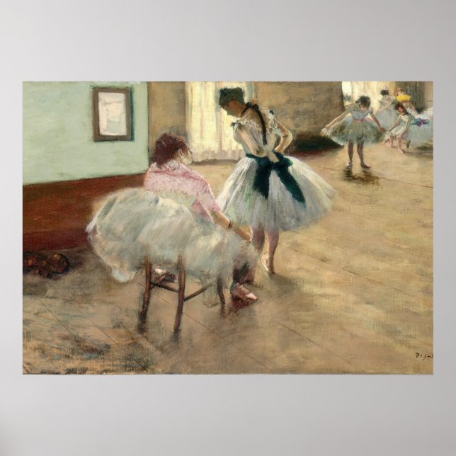 Poster Pierre A Renoir | Aulas de dança (Frente)