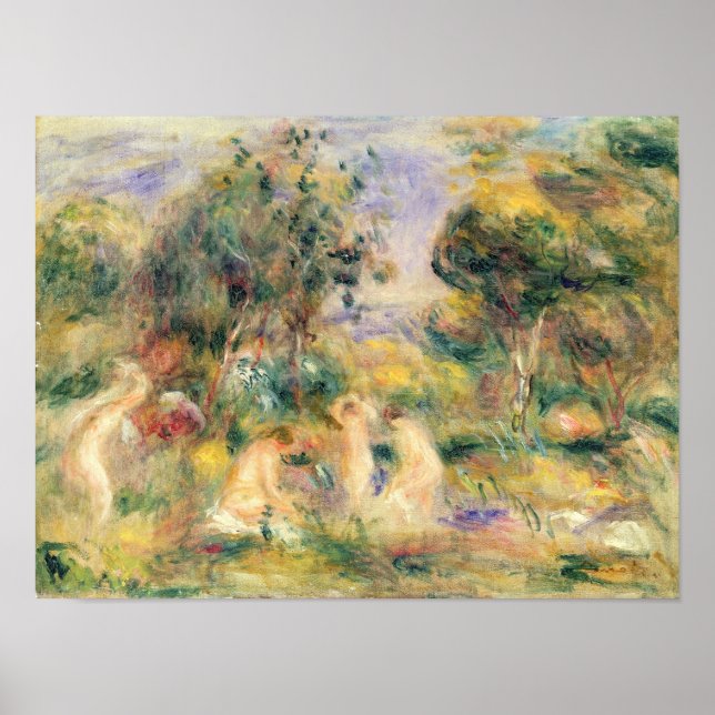 Pôster Pierre A Renoir | Banhistas (Frente)