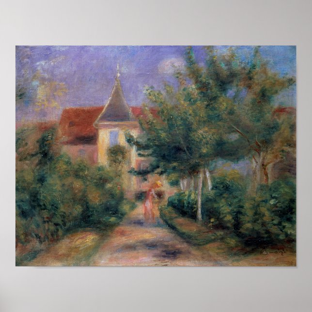 Pôster Pierre A Renoir | Casa de Renoir em Essoyes (Frente)