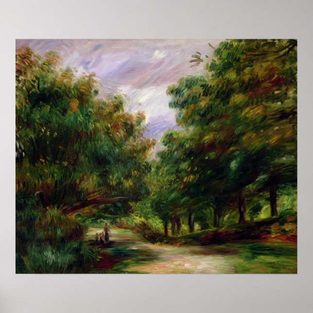 Pôster Pierre A Renoir | Estrada perto de Cagnes (Frente)