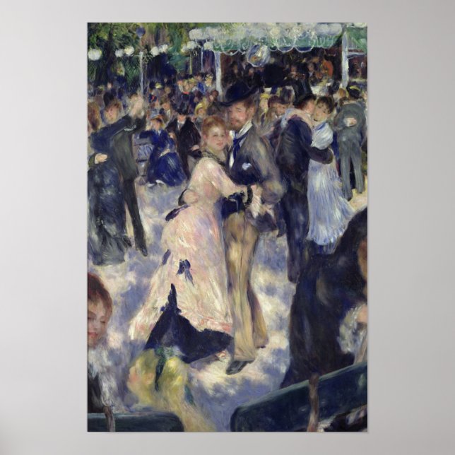 Pôster Pierre A Renoir | Le Moulin de la Galette (Frente)