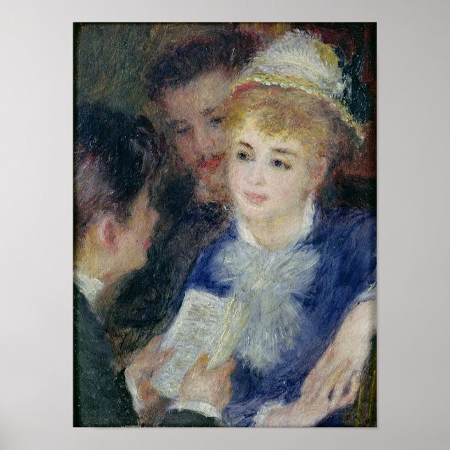 Pôster Pierre A Renoir | Leitura do papel (Frente)