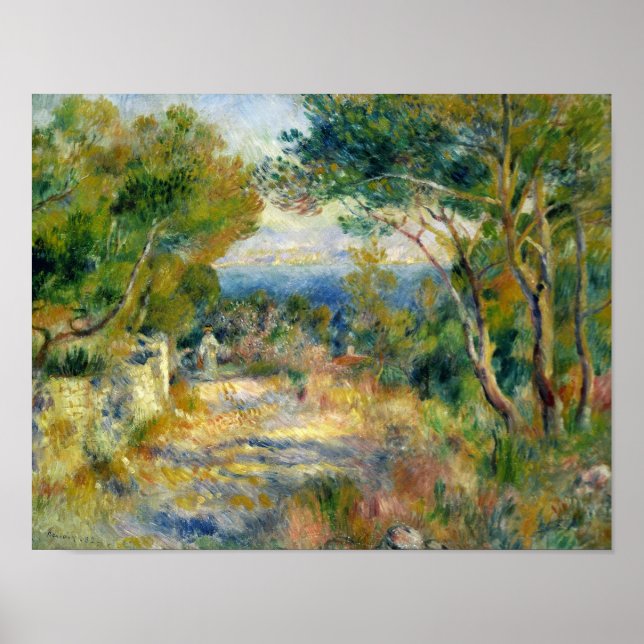 Poster Pierre A Renoir | L'Estaque (Frente)