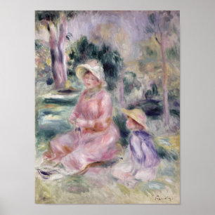 Poster Pierre A Renoir   Madame Renoir and her son Pierre