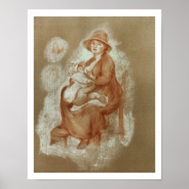 Poster Pierre A Renoir | Maternidade (Frente)