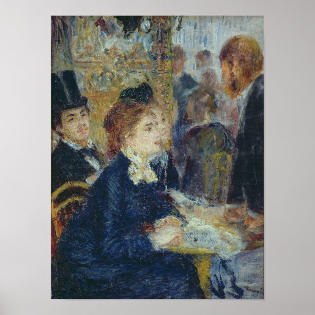 Poster Pierre A Renoir | No � Caf (Frente)