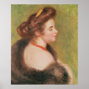Poster Pierre A Renoir   Retrato de Maurice Denis