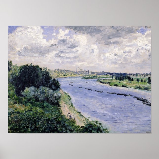 Poster Pierre A Renoir | Taxas sobre o Sena (Frente)