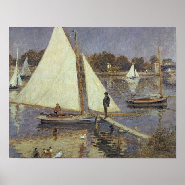Pôster Pierre A Renoir | The Seine at Argenteuil (Frente)