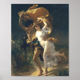 Poster Pierre Auguste Cot A Tempestade 1880
