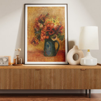 Poster Pierre-Auguste Renoir 1889 Vaso de Flores