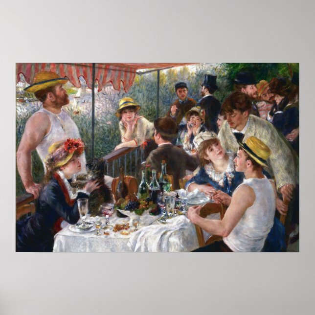 Poster Pierre-Auguste Renoir - Almoço dos Remadores (Frente)