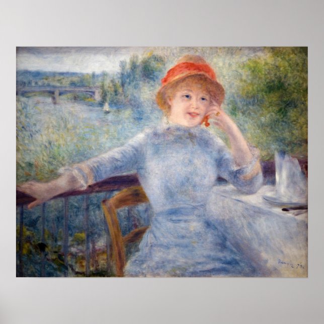 Poster Pierre Auguste Renoir - Alphonsine Fournaise (Frente)
