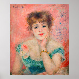Poster Pierre-Auguste Renoir - Atriz Jeanne Samary