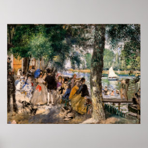Poster Pierre-Auguste Renoir - Banho no Sena