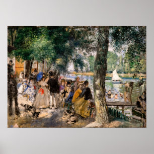 Poster Pierre-Auguste Renoir - Banho no Sena