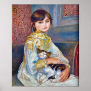 Poster Pierre Auguste Renoir belas artes - Criança com C