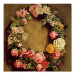 Pôster Pierre-Auguste Renoir - Coroa de Rosas