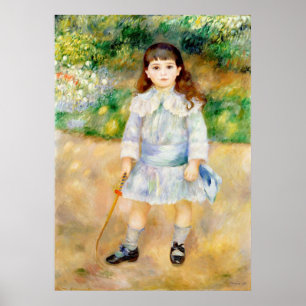 Poster Pierre-Auguste Renoir - Criança com chicote