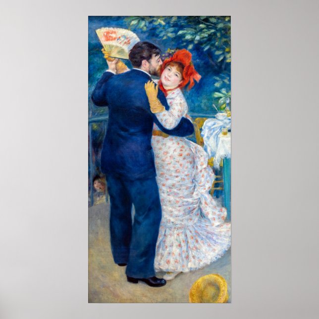 Poster Pierre-Auguste Renoir - Dança do País (Frente)