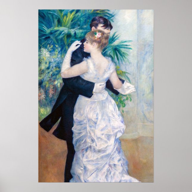 Poster Pierre-Auguste Renoir - Dança na Cidade (Frente)