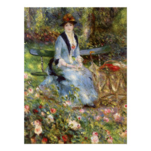 Pôster Pierre-Auguste Renoir - Dans les Rosa