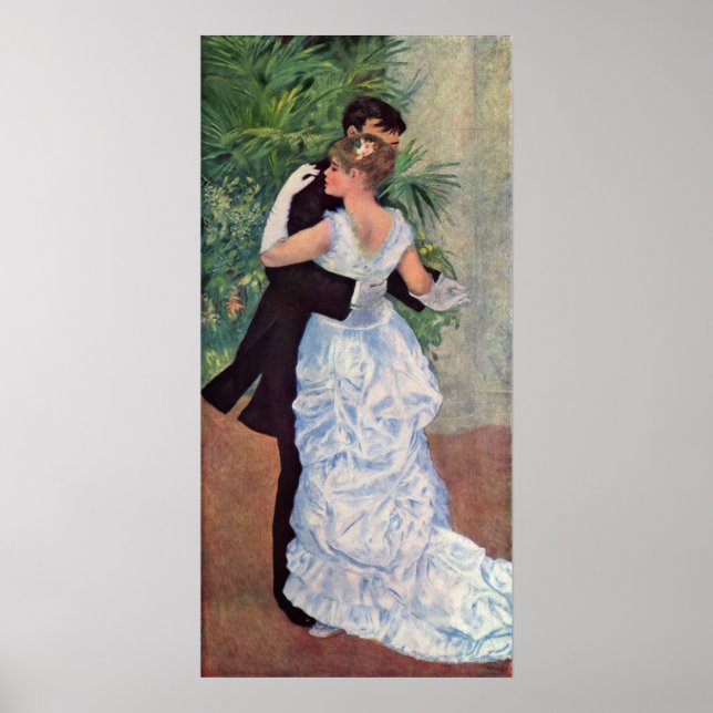 Poster Pierre-Auguste Renoir - Danse à la ville (1883) (Frente)