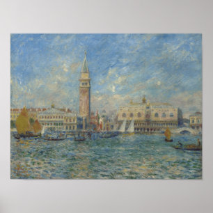 Poster Pierre Auguste Renoir Doges Palace Veneza Itália
