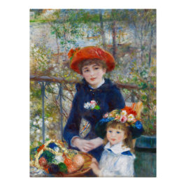 Pôster Pierre-Auguste Renoir duas irmãs CC0524