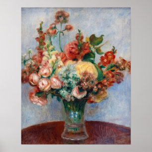 Poster Pierre-Auguste Renoir - Flores em um Vaso
