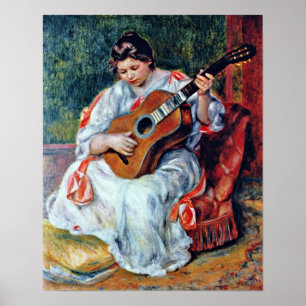 Pôster Pierre-Auguste Renoir - guitarrista