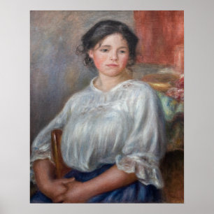 Poster Pierre-Auguste Renoir - Jovem Mulher Sentada