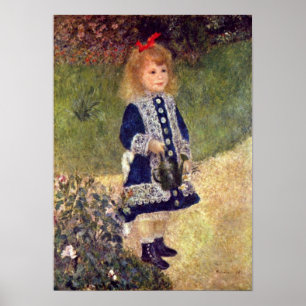 Pôster Pierre-Auguste Renoir - menina com lata molhando
