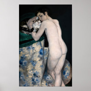 Poster Pierre-Auguste Renoir - Menino com um Gato