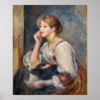 Pierre-Auguste Renoir - Mulher com Letra