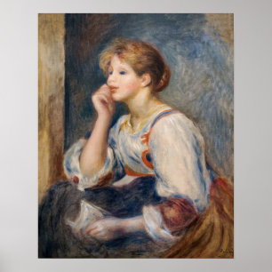 Poster Pierre-Auguste Renoir - Mulher com uma Carta
