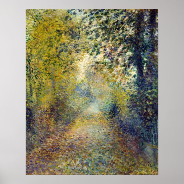 Poster Pierre-Auguste Renoir - Na Floresta (Frente)