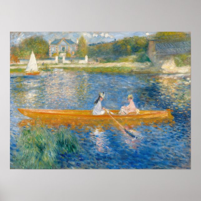 Poster Pierre-Auguste Renoir - O Skiff (Frente)