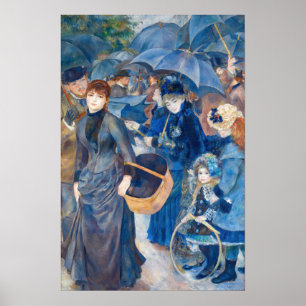Poster Pierre-Auguste Renoir - Os Guarda-chuvas