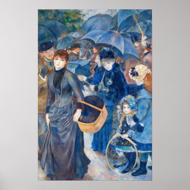 Poster Pierre-Auguste Renoir - Os Guarda-Chuvas (Frente)