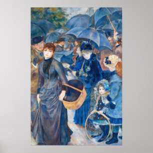 Poster Pierre-Auguste Renoir - Os Guarda-chuvas
