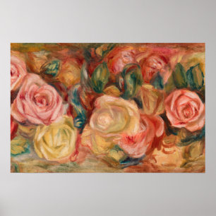 Poster Pierre-Auguste Renoir - Rosas