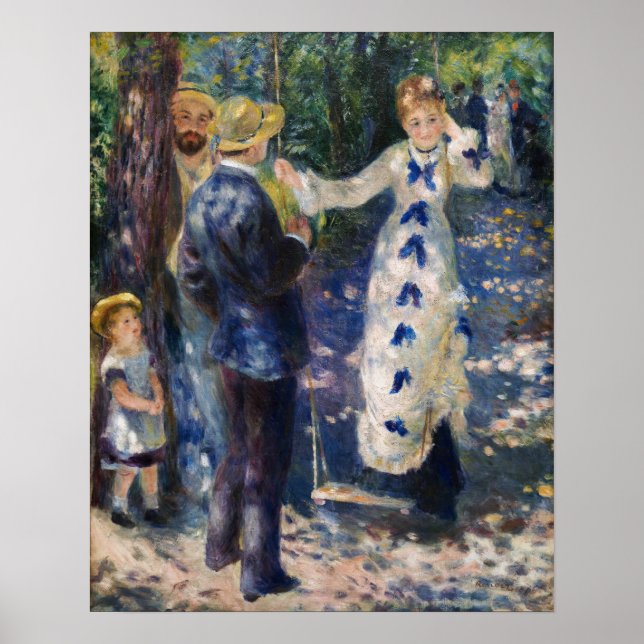 Poster Pierre-Auguste Renoir - The Swing (Frente)