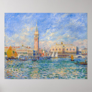 Poster Pierre-Auguste Renoir - Veneza, Palácio do Cachorr