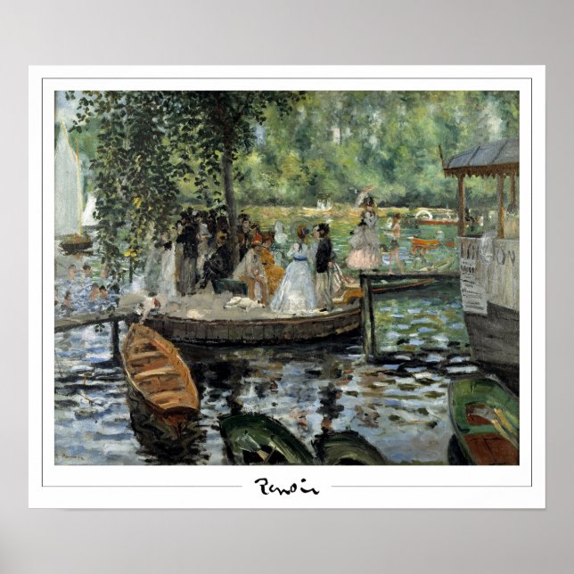 Poster Pierre-Auguste Renoir Zedign Cartaz de Arte #13-2 (Frente)