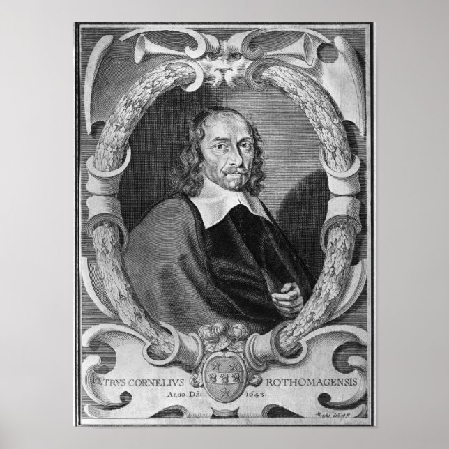 Pôster Pierre Corneille 1643 (Frente)