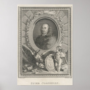 Poster Pierre Corneille dramaturgo francês